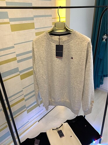 Tommy Hilfiger Erkek Gri Renk Sweatshirt