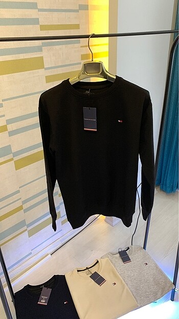 Tommy Hilfiger Siyah Renk Erkek Sweatshirt