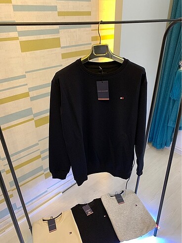 Tommy Hilfiger Lacivert Renk Erkek Sweatshirt