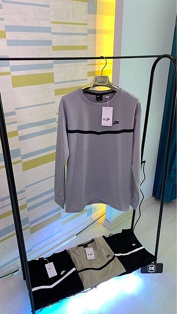 Nike Gri Renk Erkek Sweatshirt