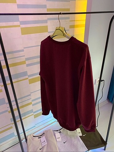 3xl Beden bordo Renk Nike Erkek Bordo Renk Sweatshirt