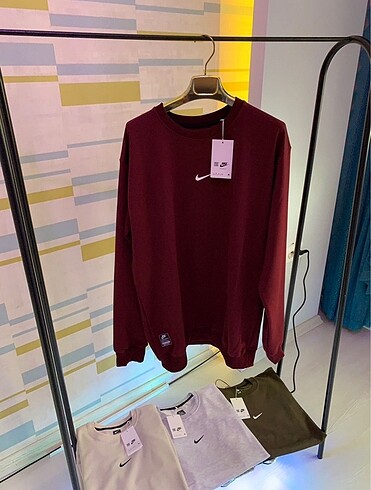 Nike Nike Erkek Bordo Renk Sweatshirt