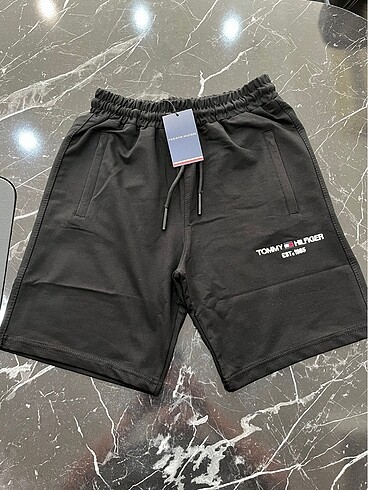 Tommy Hilfiger Erkek Şort Siyah Renk