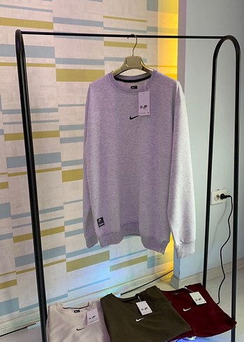 3xl Beden 4XL Gri Nike Erkek Sweatshirt Uzun Kollu 4XL