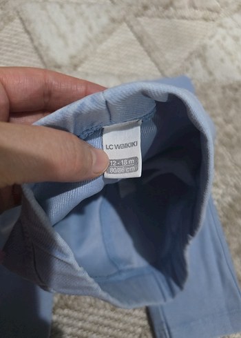 Kız Çocuk Mavi Denim Tayt - Görsel 2