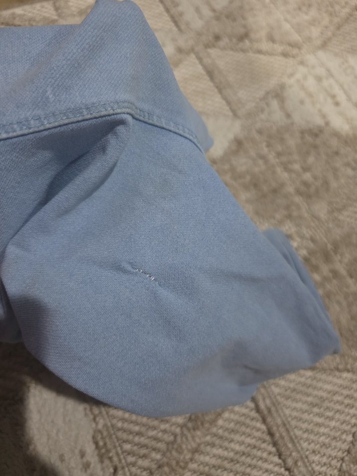 Kız Çocuk Mavi Denim Tayt - Görsel 3