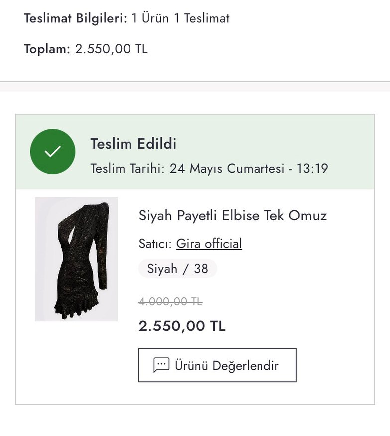 Gira Parlak Siyah Mini Abiye Elbise - Görsel 3