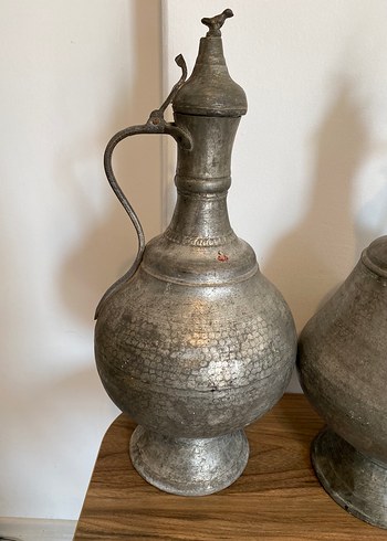 Diğer Afyon kuşlu çok eski bakır güğüm