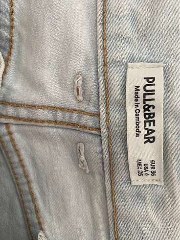 36 Beden Pull&Bear mom jean