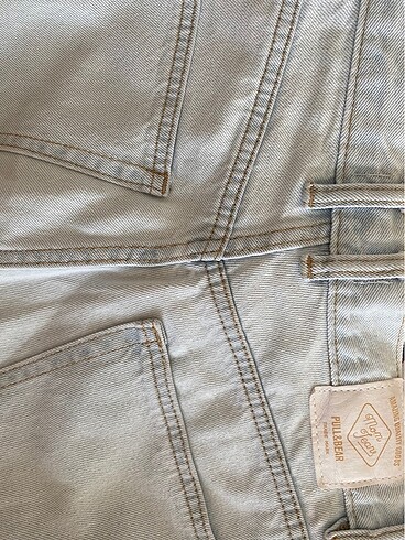 36 Beden mavi Renk Pull&Bear mom jean