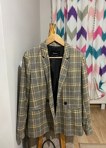 Çizgili blazer 