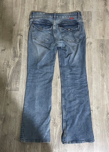 H&M Mavi Bol Kesim Düşük Bel H&M Kadın Kot Pantolon