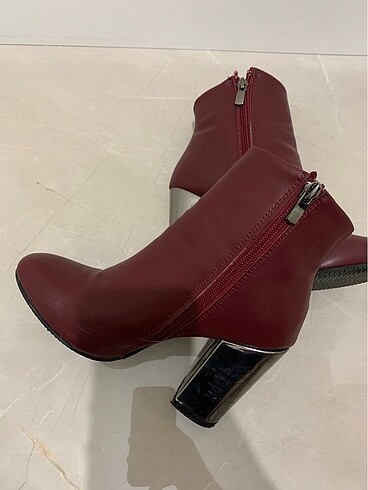 37 Beden Bordo topuklu buti bot