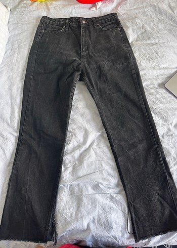 40 Beden siyah Renk Siyah ayırtmak Detaylı Jean Pantolon