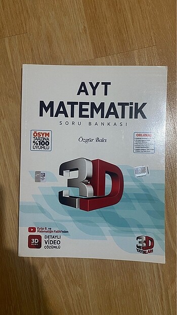 3d ayt matematik