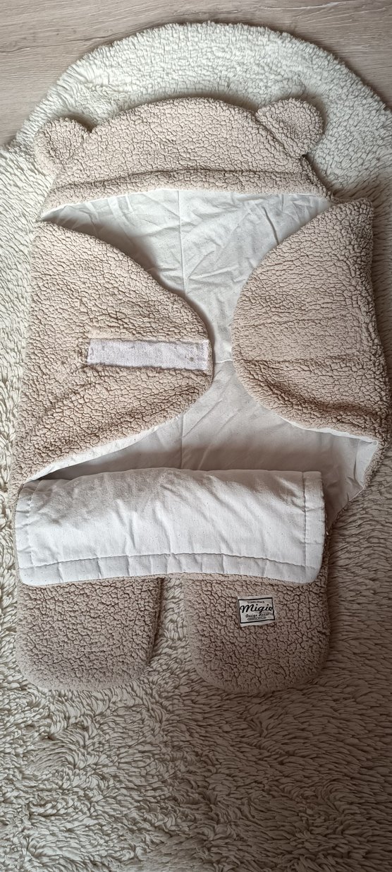 Migie Bej peluş bebek kundak tulumu, Yumuşak Kumaş - Görsel 3