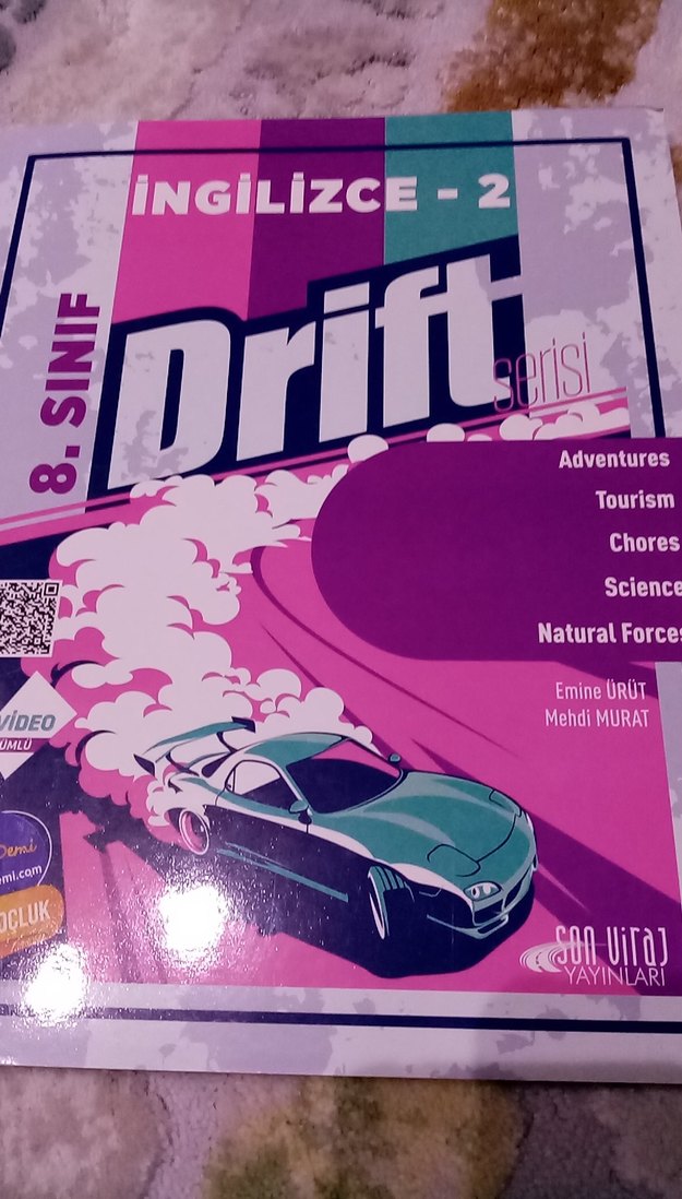 8. Sınıf İngilizce-2 Drift Serisi Kitap - Görsel 3
