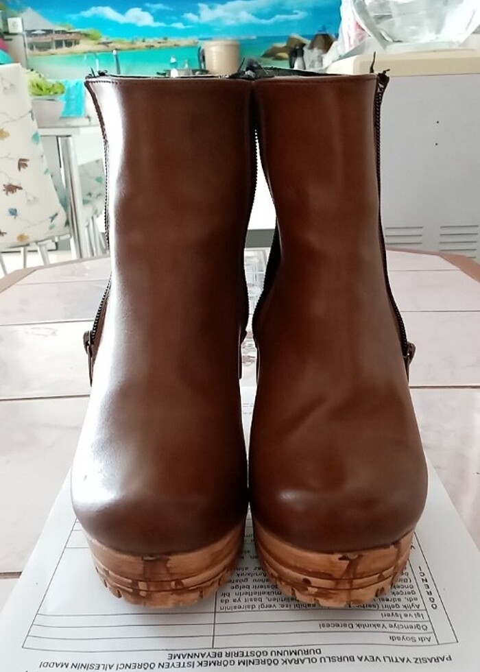 Kadın topuklu kısa bot - Görsel 2