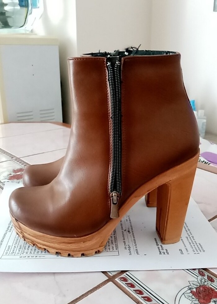 Kadın topuklu kısa bot - Görsel 5