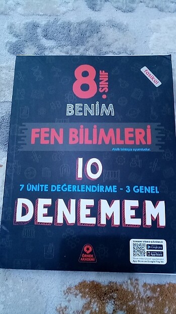 8 sınıf benim fen bilimleri 7 ünite değerlendirme fasikül test k - Görsel 2