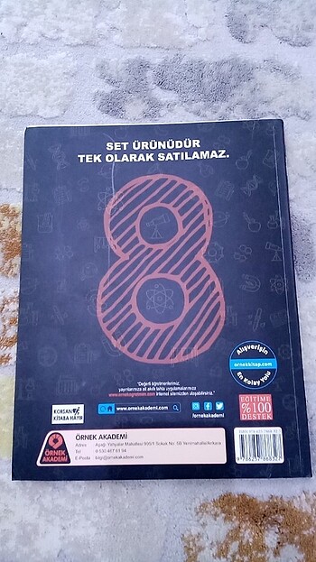 8 sınıf benim fen bilimleri 7 ünite değerlendirme fasikül test k - Görsel 5