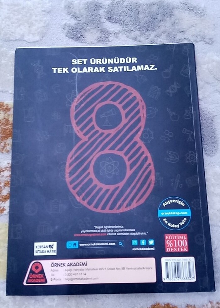 8 sınıf benim fen bilimleri 7 ünite değerlendirme fasikül test k - Görsel 4