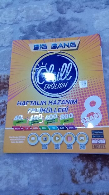 Bıg bang englısh haftalık kazanım fasikülleri test kitabı - Görsel 2