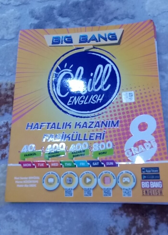 Bıg bang  englısh  haftalık kazanım fasikülleri test kitabı - Görsel 2