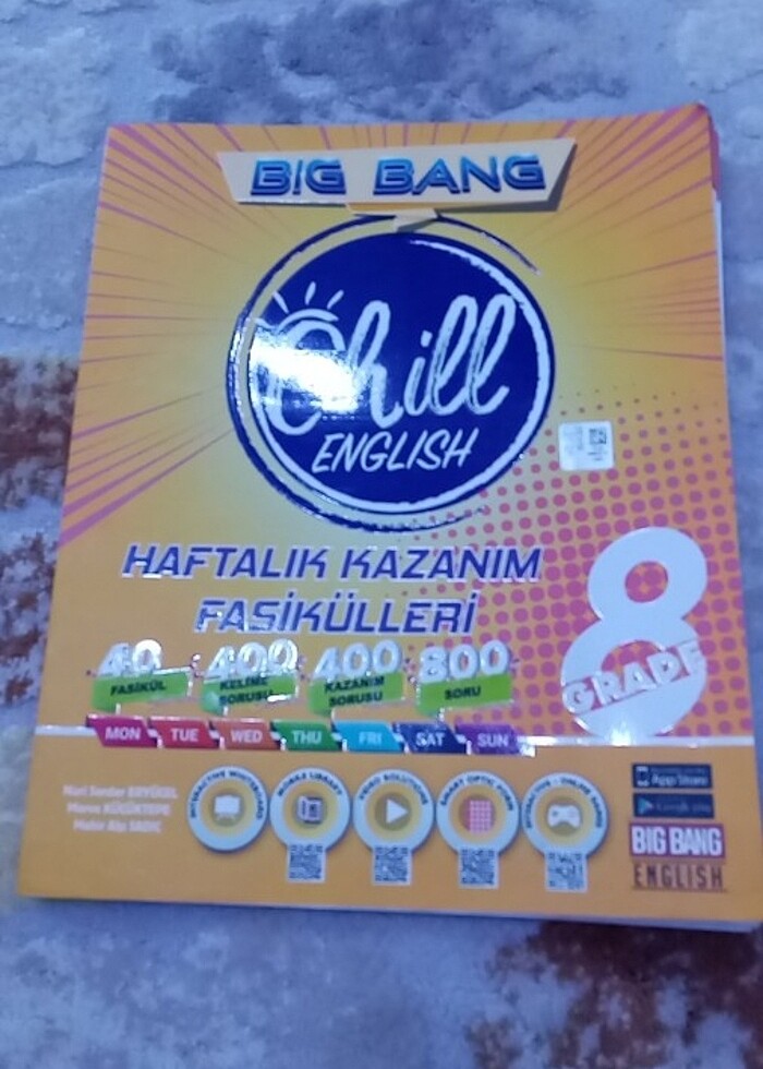 Bıg bang  englısh  haftalık kazanım fasikülleri test kitabı - Görsel 3
