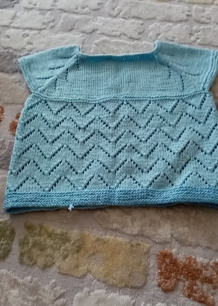 Örgü bebek yelegi  - Görsel 4