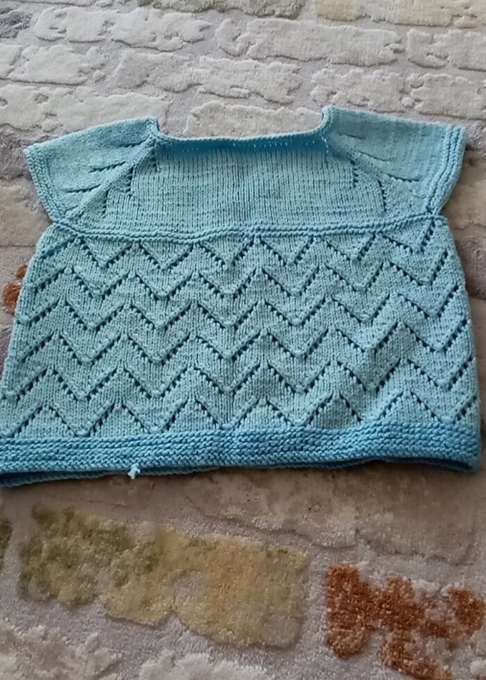 Örgü bebek yelegi  - Görsel 5