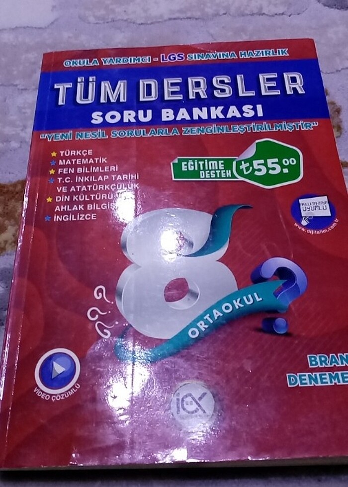 8 sınıf tüm dersler soru bankası - Görsel 2