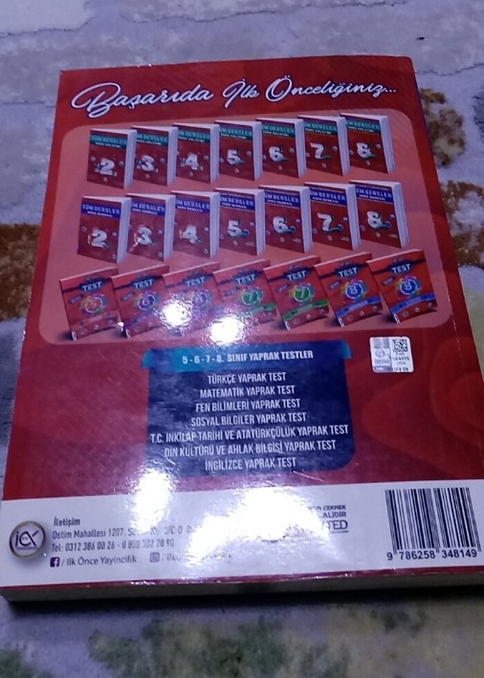 8 sınıf tüm dersler soru bankası - Görsel 4