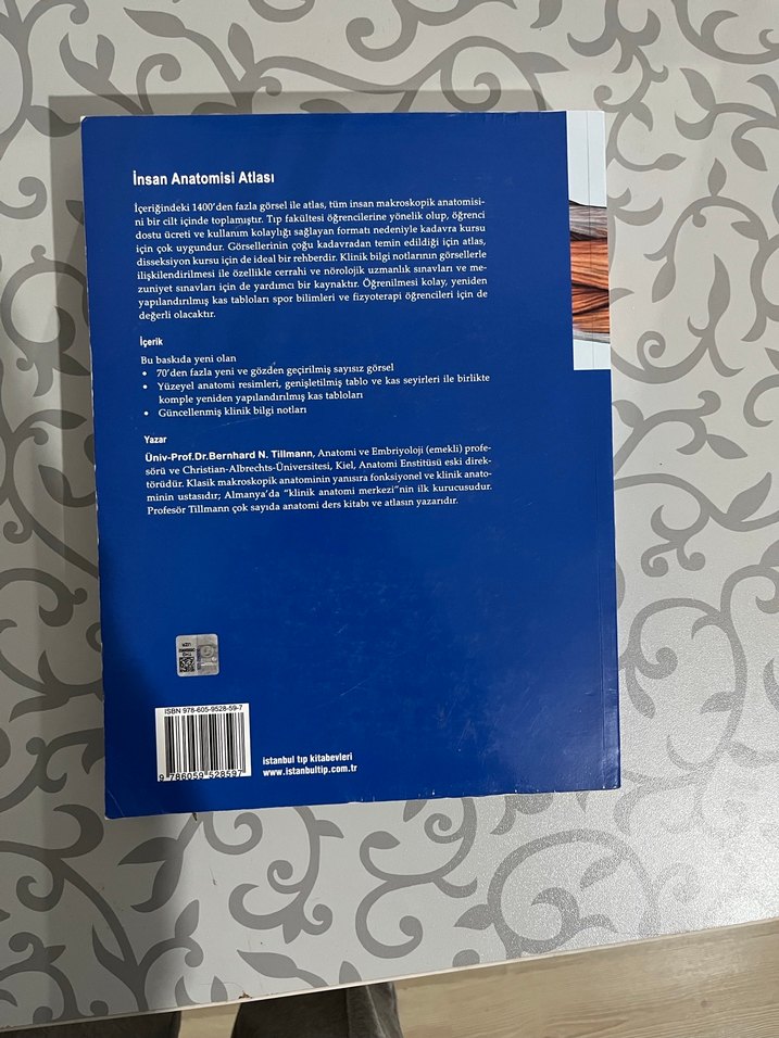 İnsan Anatomisi Atlası - Kas Tabloları ile - Görsel 2