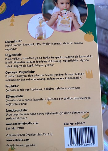 Yıkanabilir Gıda Poşetleri 150 ml 5'li - Görsel 5