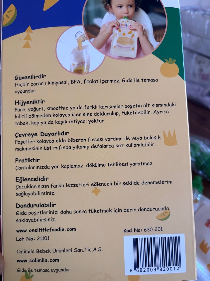 Yıkanabilir Gıda Poşetleri 150 ml 5'li - Görsel 5