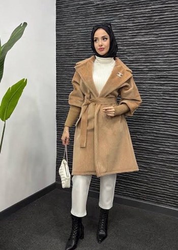 MELİKE TATAR ANGORA KABAN OVERSIZE KESİM - Görsel 9