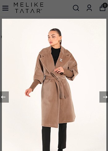 MELİKE TATAR ANGORA KABAN OVERSIZE KESİM - Görsel 2