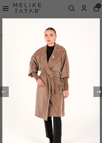 MELİKE TATAR ANGORA KABAN OVERSIZE KESİM - Görsel 3