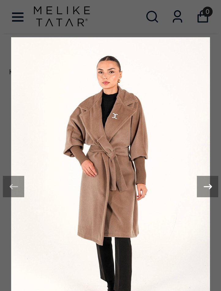 MELİKE TATAR ANGORA KABAN OVERSIZE KESİM - Görsel 3