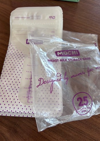 MOCHi Beyaz Süt Saklama Poşeti 200 ml - Görsel 2