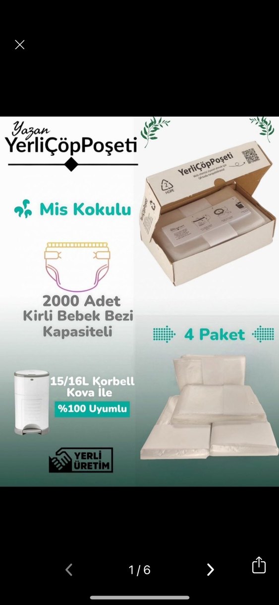 Bebek Bezi Çöp Poşeti - Tam Uyumlu - Görsel 5