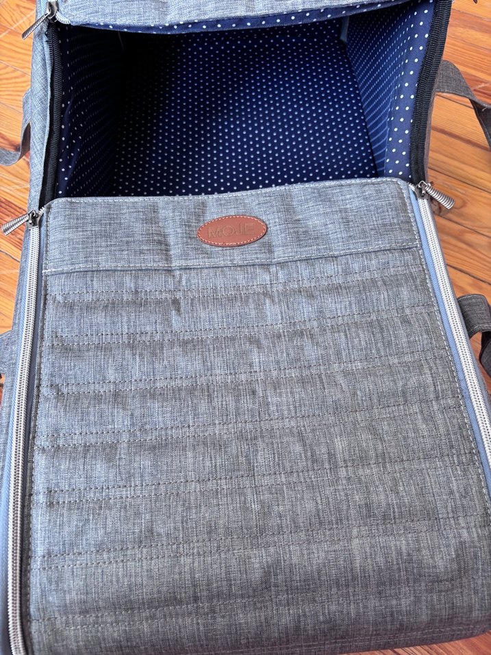 Moje Move Gri Portbebe Bebek Taşıma Çantası - Görsel 5