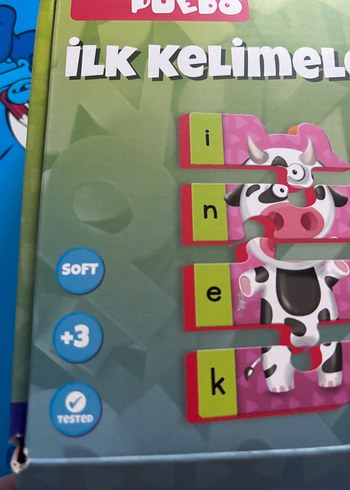Puedo İlk Kelimelerim Hayvanlar Puzzle - Görsel 4