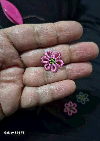  Beden pembe Renk Renkli Çiçek papatya motif