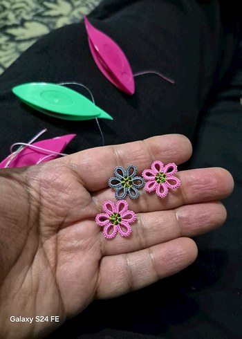 Renkli Çiçek papatya motif
