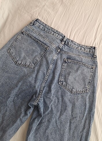 40 Beden Kadın Wide Leg Kot Pantolon