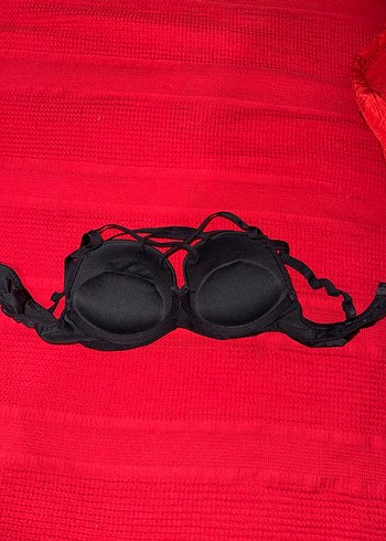 Siyah önü çapraz Tasarımlı Sütyen - Görsel 2