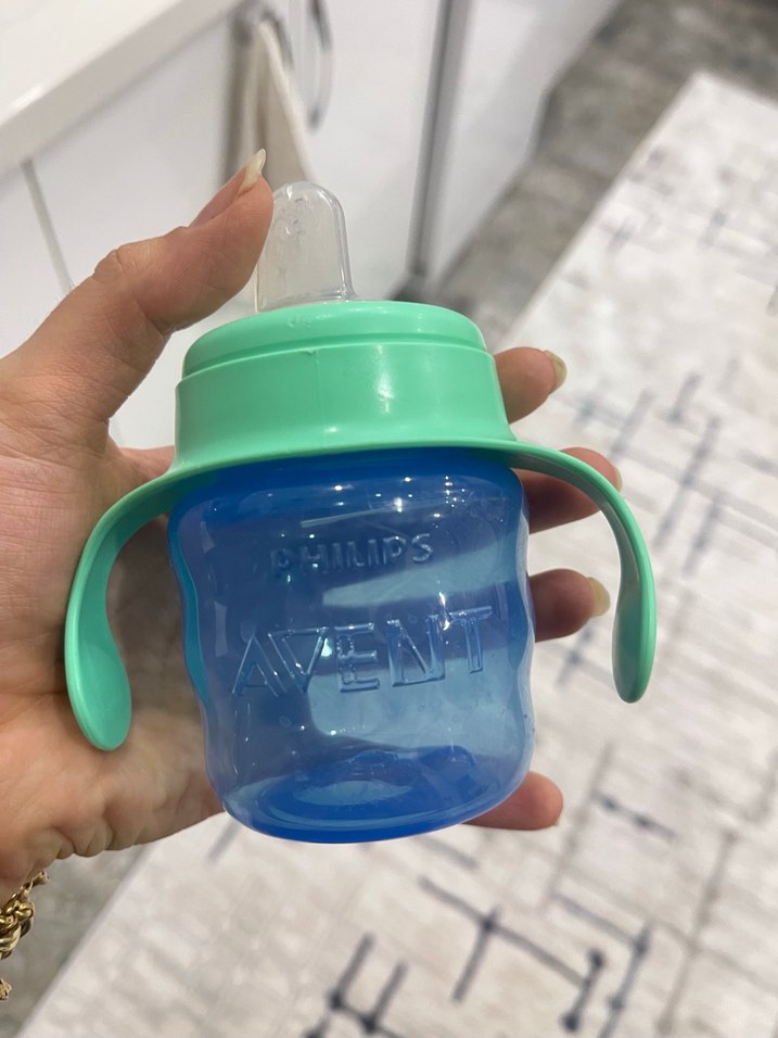 Philips Avent Mavi Kulplu Bebek Suluk 200 ml - Görsel 2