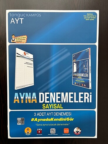 Tonguç SAYISAL AYT Denemeleri(3 Adet)
